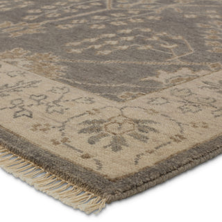 Jaipur Living Liberty Reagan LIB02 Gray/Beige Area Rug Corner Image