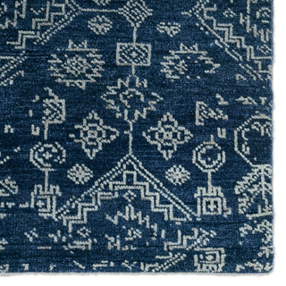 Jaipur Living Liberty Azuma LIB10 Dark Blue/Light Gray Area Rug Detail Image