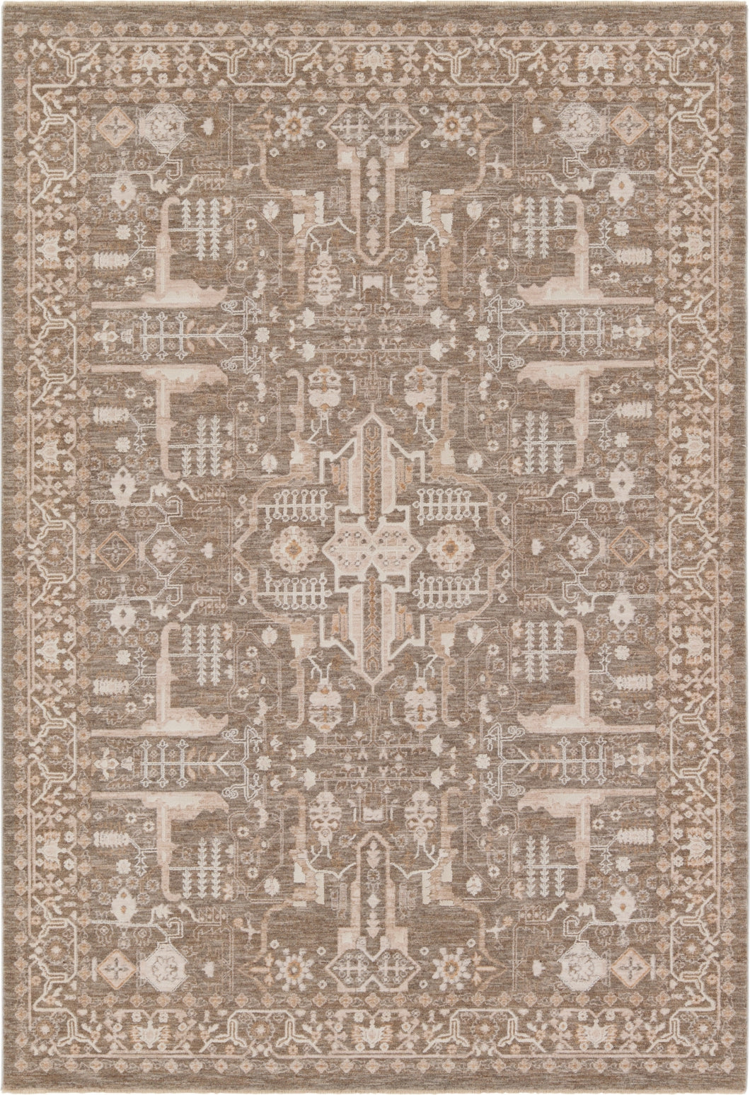 Jaipur Living Lilit Lechmere LIL03 Taupe/Cream Area Rug