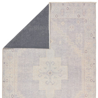 Jaipur Living Lumal Wrein LML06 Blue/ Machine Washable Area Rug by Label J Backing Image