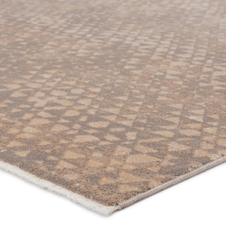 Jaipur Living Land Sea Sky Sierra Taupe/Gray Area Rug by Kevin O'Brien Corner Image