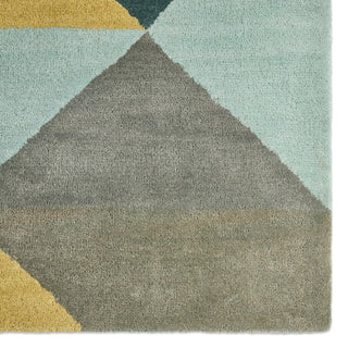 Jaipur Living En Casa Ojo LST16 Gold/Teal Area Rug by Luli Sanchez Detail Image