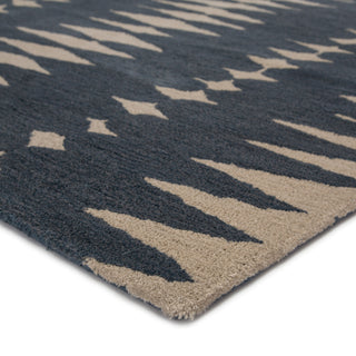 Jaipur Living En Casa Tear Drops LST27 Gray/Beige Area Rug by Luli Sanchez Corner Image