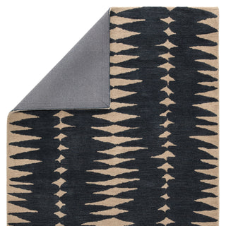 Jaipur Living En Casa Tear Drops LST27 Gray/Beige Area Rug by Luli Sanchez Backing Image