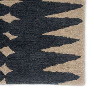 Jaipur Living En Casa Tear Drops LST27 Gray/Beige Area Rug by Luli Sanchez Detail Image