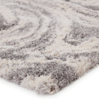 Jaipur Living Lyra Crescendo LYR06 Gray/Ivory Area Rug Corner Image