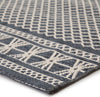 Jaipur Living Marina Vella MAR02 Dark Blue/Cream Area Rug Corner Image