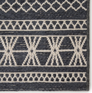 Jaipur Living Marina Vella MAR02 Dark Blue/Cream Area Rug Detail Image