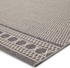 Jaipur Living Marina Vella MAR03 Gray/Cream Area Rug Corner Image