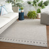 Jaipur Living Marina Vella MAR03 Gray/Cream Area Rug Lifestyle Image Feature