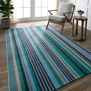 Jaipur Living Mazarro Sergio MAZ02 Teal/Blue Area Rug by Vibe