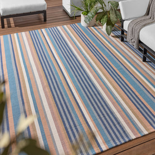 Jaipur Living Mazarro Sergio MAZ03 Blue/Cream Area Rug by Vibe Lifestyle Image Feature