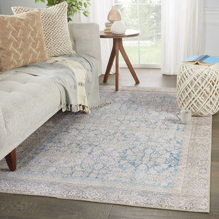 Jaipur Living Medea Royse MDE01 Blue/Gray Area Rug Lifestyle Image Feature