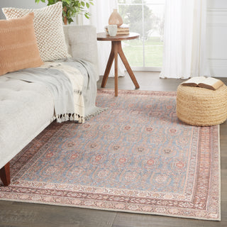 Jaipur Living Medea Tielo MDE02 Blue/Brown Area Rug Lifestyle Image