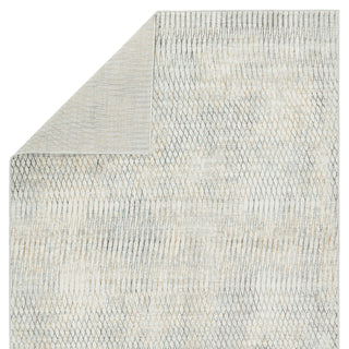 Jaipur Living Melo Pierre MEL02 Gray/Gold Area Rug by Vibe Backing Image