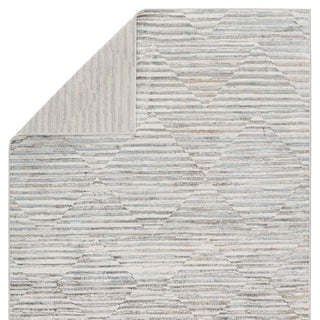 Jaipur Living Melo Wilmot MEL03 Gray/Light Blue Area Rug by Vibe Backing Image