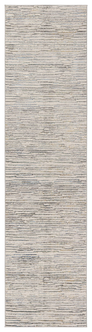 Jaipur Living Melo Wilmot MEL03 Gray/Light Blue Area Rug by Vibe Runner Image