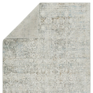 Jaipur Living Melo Kenrick MEL08 Gray/Light Blue Area Rug by Vibe Backing Image