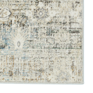 Jaipur Living Melo Kenrick MEL08 Gray/Light Blue Area Rug by Vibe Detail Image