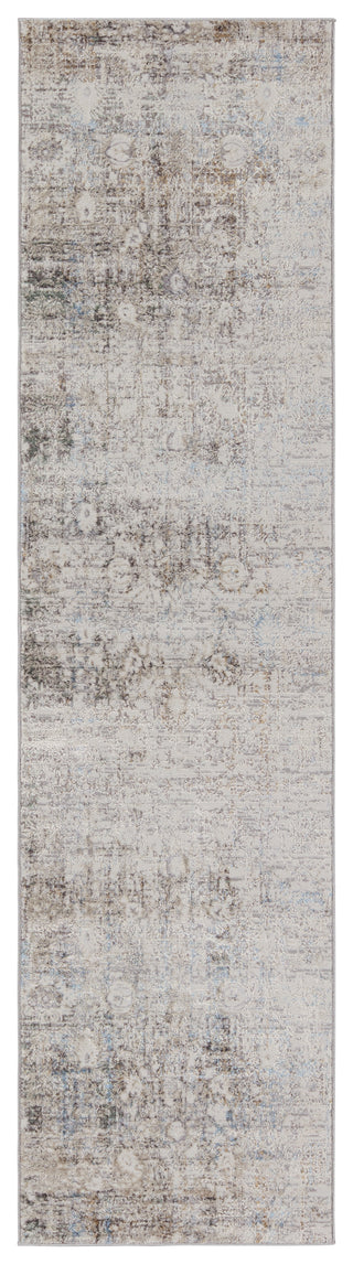 Jaipur Living Melo Kenrick MEL08 Gray/Light Blue Area Rug by Vibe Runner Image