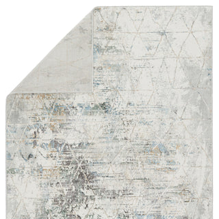Jaipur Living Melo Arya MEL10 Gray/Light Blue Area Rug by Vibe Backing Image