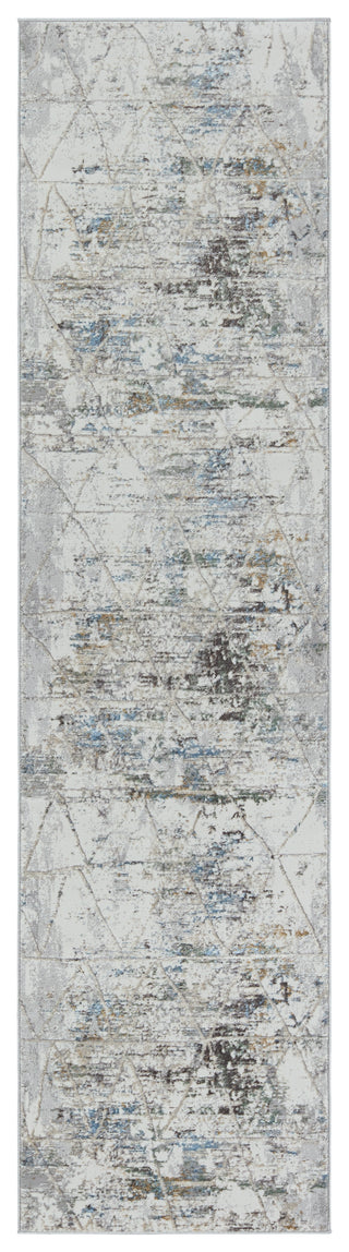 Jaipur Living Melo Arya MEL10 Gray/Light Blue Area Rug by Vibe Runner Image