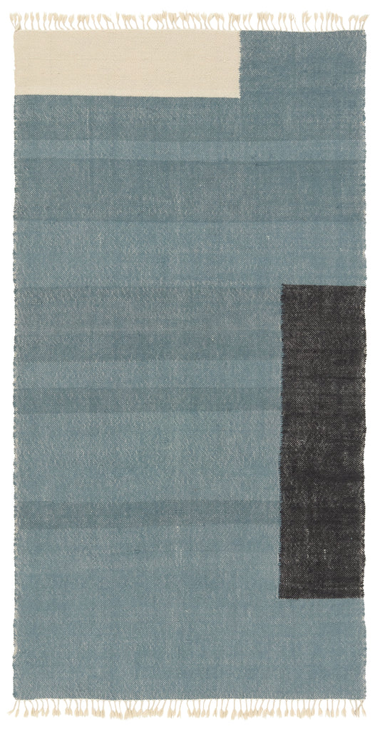 Jaipur Living Margosa Aslopa MGT04 Blue Throw by Neem main image