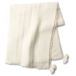 Jaipur Living Margosa Irimen MGT07 Cream Throw by Neem Backing Image