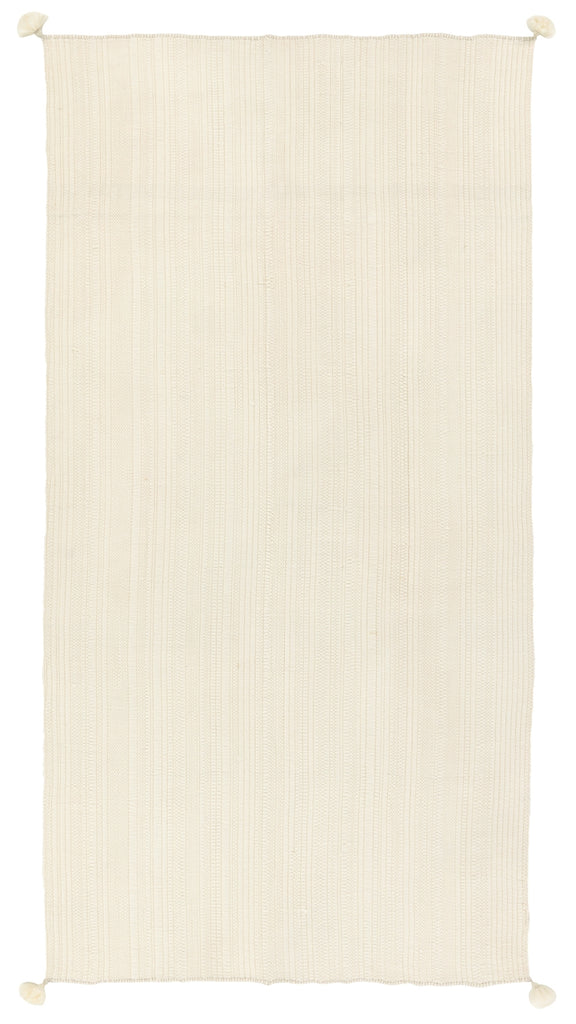 Jaipur Living Margosa Irimen MGT07 Cream Throw by Neem main image
