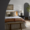 Jaipur Living Margosa Siamak MGT10 Tan Throw by Neem Lifestyle Image