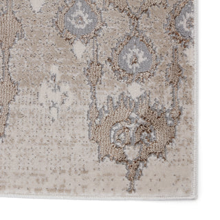 Jaipur Living Malilla By Nikki Chu Inigo MLI01 Taupe/Gray Area Rug Detail Image