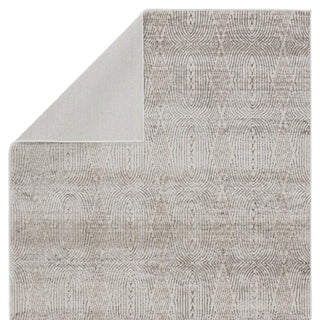 Jaipur Living Malilla By Nikki Chu Jaco MLI05 Cream/Gray Area Rug Backing Image