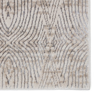 Jaipur Living Malilla By Nikki Chu Jaco MLI05 Cream/Gray Area Rug Detail Image