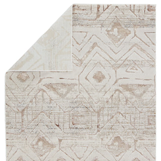Jaipur Living Malilla By Nikki Chu Kalindi MLI06 Cream/Taupe Area Rug Backing Image