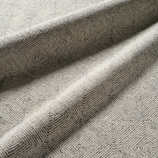 Jaipur Living Traditions Made Modern Exhibition MMT19 White/Dark Gray Area Rug by Museum Ifa Detail Image