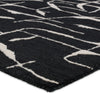 Jaipur Living Mallino by Noir MNK01 Black/White Area Rug Nikki Chu