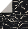 Jaipur Living Mallino by Noir MNK01 Black/White Area Rug Nikki Chu