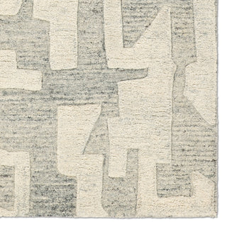 Jaipur Living Mallino By Nikki Chu Eminence MNK02 Gray Machine Washable Area Rug Detail Image