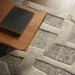 Jaipur Living Mallino By Nikki Chu Eminence MNK02 Gray Machine Washable Area Rug main image