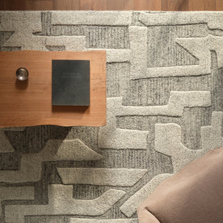 Jaipur Living Mallino By Nikki Chu Eminence MNK02 Gray Machine Washable Area Rug Main Image