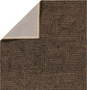 Jaipur Living Mercia Quarion MRC01 Brown/Black Area Rug Backing Image