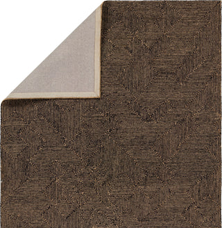 Jaipur Living Mercia Quarion MRC01 Brown/Black Area Rug Backing Image