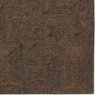 Jaipur Living Mercia Quarion MRC01 Brown/Black Area Rug Detail Image
