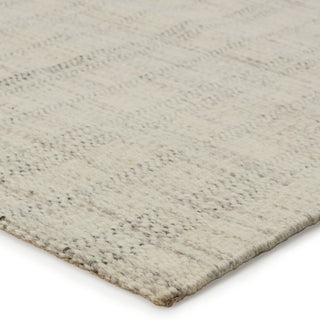 Jaipur Living Merryn Marietta MRR01 Cream/Black Area Rug Corner Image