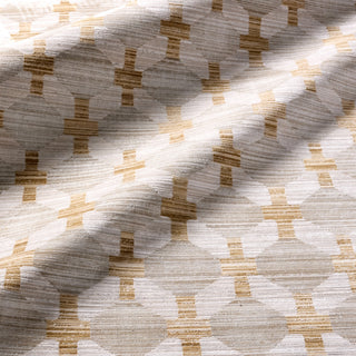Jaipur Living Muted Mosaic Taylen MUM01 Gray / Yellow Gold Area Rug Close Up