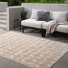 Jaipur Living Muted Mosaic Taylen MUM01 Gray / Yellow Gold Area Rug Room Scene 2