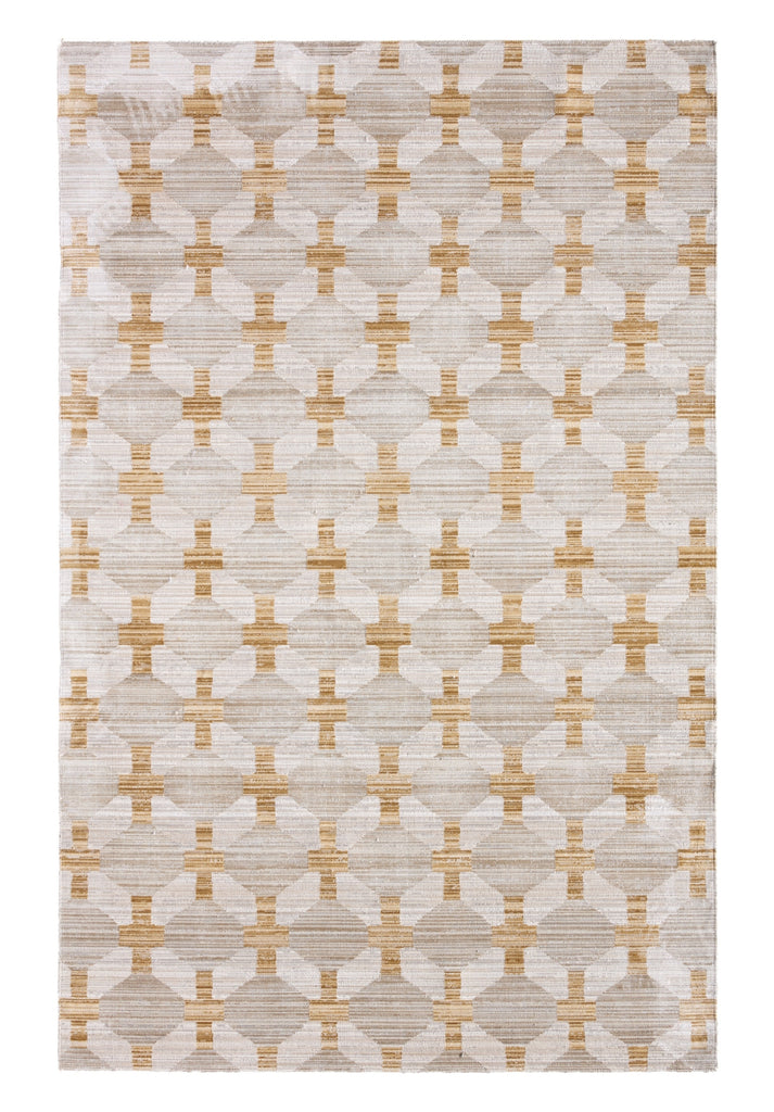 Jaipur Living Muted Mosaic Taylen MUM01 Gray / Yellow Gold Area Rug main image