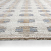 Jaipur Living Muted Mosaic Zorina MUM02 Blue / Gray Area Rug Edge