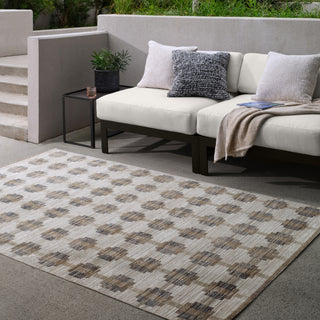 Jaipur Living Muted Mosaic Zorina MUM02 Blue / Gray Area Rug Room Scene 2