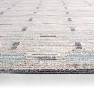 Jaipur Living Muted Mosaic Alaric MUM03 Blue / Gray Area Rug Edge